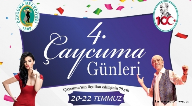 Çaycuma Günleri başlıyor