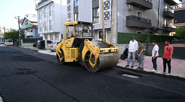 KARTEPE’DE TÜM SOKAKLAR ASFALTLANIYOR