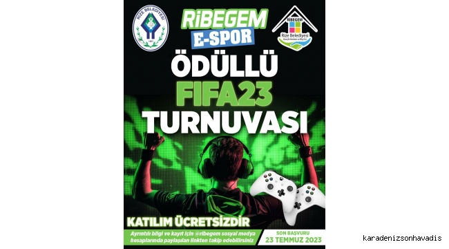 Rize'de FIFA Turnuvası düzenlenecek