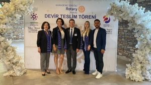 Rotary Kulübü'nde Doruk Dokuzoğlu dönemi başladı