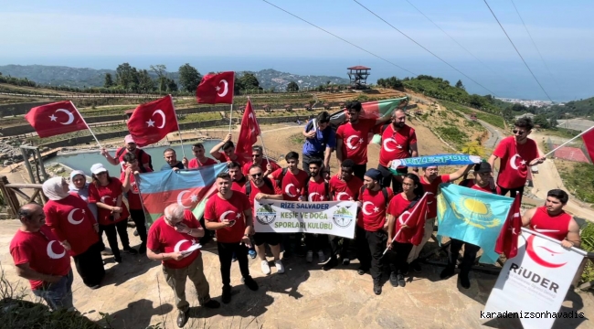 SALVADER VE RİÜDER 15 Temmuz için 6 km yürüdüler