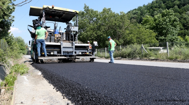 Sapanca Akçay’da asfalt işlemleri başladı