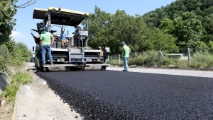 Sapanca Akçay’da asfalt işlemleri başladı