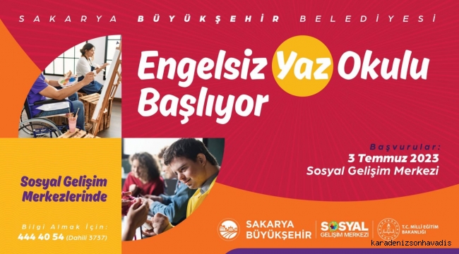 SGM’de Engelsiz Yaz Okulu başlıyor