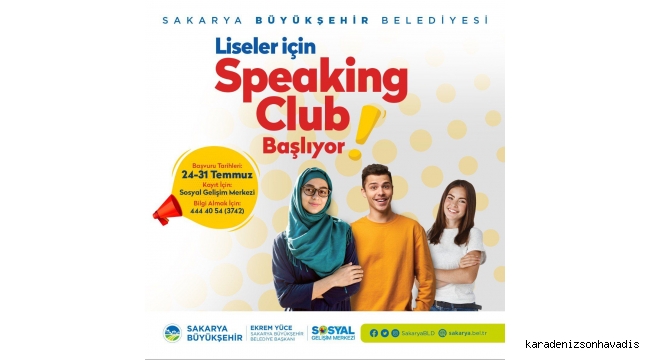 SGM’de Speaking Club etkinliklerine kayıtlar başladı