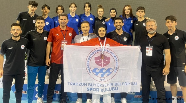 Trabzon Büyükşehir sporcusu Hiranur gururlandırdı