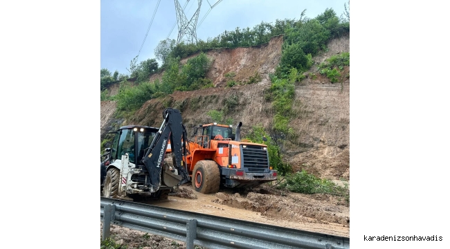  Zonguldak - İstanbul karayolu trafiğe kapandı