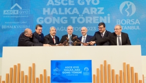 Borsa İstanbul'da gong ASCE GYO için çaldı