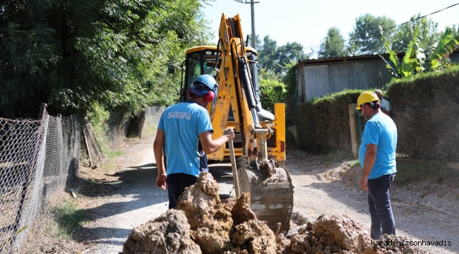 Büyükşehir güçlü altyapı ağını Ferizli Bakırlı Mahallesi ile buluşturuyor