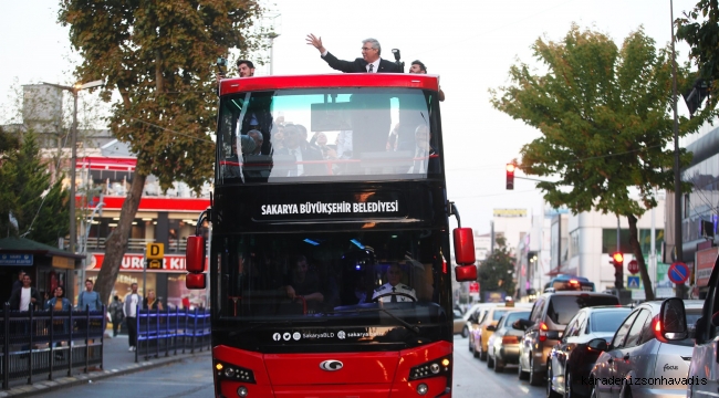 Büyükşehir'in çift katlısıyla Sakarya’nın beklediği tur başlıyor