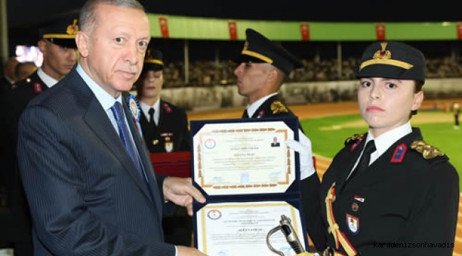 Cumhurbaşkanı Erdoğan, Jandarma ve Sahil Güvenlik Akademisi Subay ve Astsubay Mezuniyet Töreni’ne katıldı