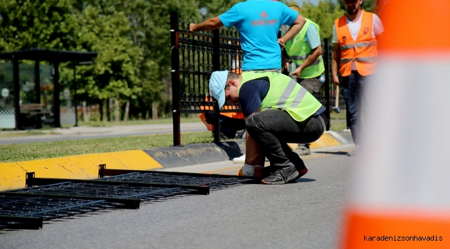 Karaman Yolu’nda yayaların hayatını plastik bariyer koruyacak