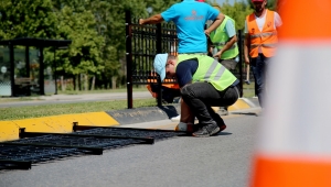 Karaman Yolu’nda yayaların hayatını plastik bariyer koruyacak