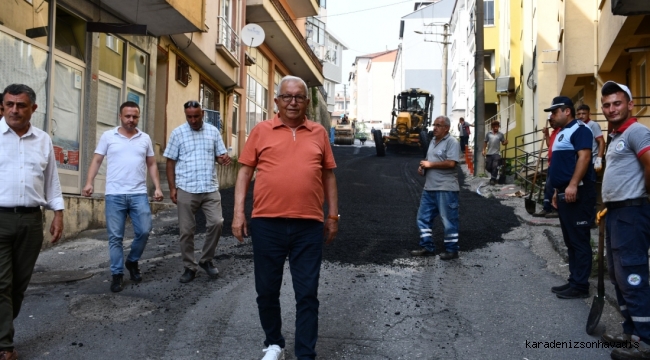 Kdz. Ereğli' Nin Farklı Bölgelerinde Asfalt Çalışmaları Devam Ediyor