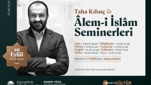 Taha Kılınç ile Âlem-i İslam seminerleri başlıyor