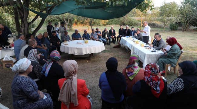 BAŞKAN ÖZLÜ MAHALLE ZİYARETLERİNE DEVAM EDİYOR