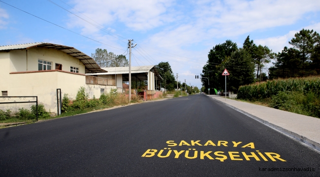 Büyükşehir Budaklar’da asfalt çalışmalarını tamamladı