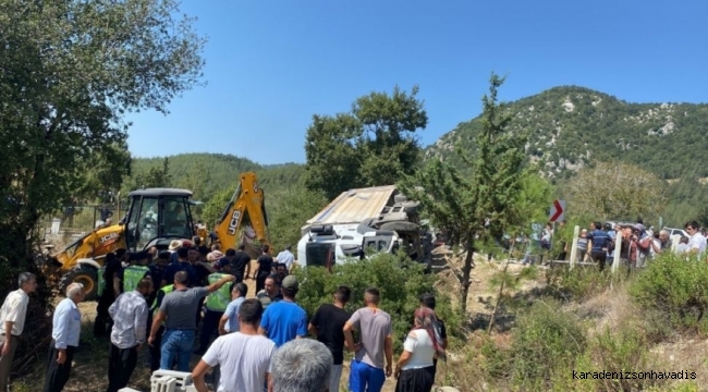 Kahramanmaraş’ta Kamyon, Cenaze Namazı Kılanlara Çarptı