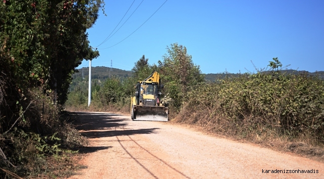 Kartepe yollarında kış hazırlığı