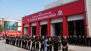 SABAH İÇTİMASINDA BULUŞUP İTFAİYECİ DUASI OKUDULAR