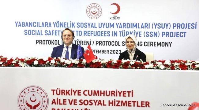 YABANCILARA YÖNELİK SOSYAL UYUM YARDIMI PROJESİ İMZALANDI