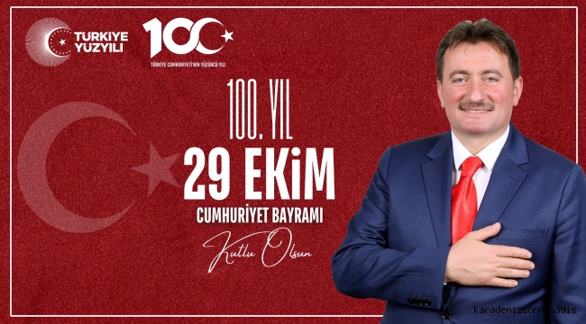 BAŞKAN GÜNDOĞDU’DAN “29 EKİM CUMHURİYET BAYRAMI” MESAJI