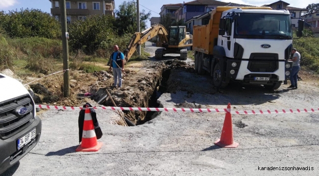 Büyükşehir’den Ferizli İstiklal Mahallesi’ne yeni atık su hattı