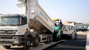 Büyükşehir Kirişhane Caddesinde üst yapı çalışmalarına başladı