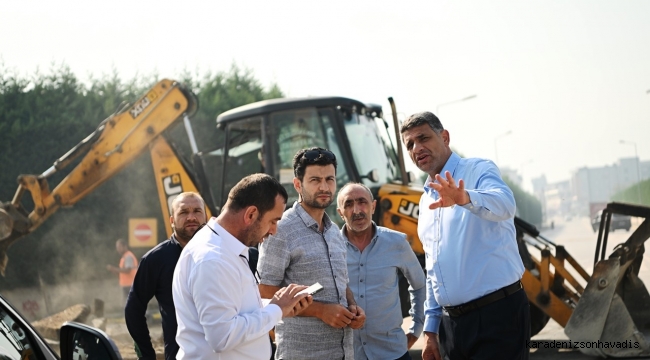 KARTEPE'DE İKİ CADDEYE 3700 TON ASFALT SERİLDİ