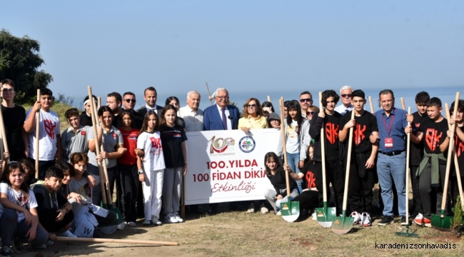 Kdz. Ereğli Belediyesi, Cumhuriyetin 100. Yılına Özel 100 Fidan Dikti