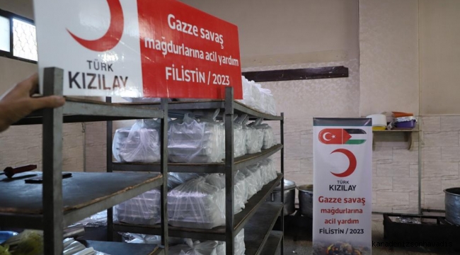 Kızılay’ın Gazze’deki Aşevi Yeniden Yemek Çıkarmaya Başladı