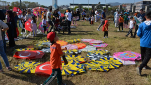 Uçurtmalar cumhuriyet sevgisiyle havalandı