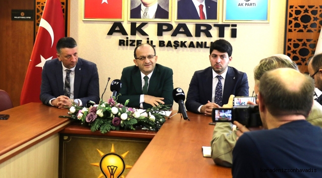 AK PARTİ İL BAŞKANI AYAR, RİZE BASINIYLA BİR ARAYA GELDİ