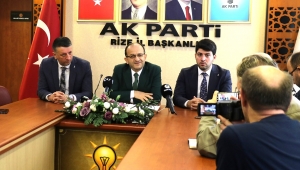 AK PARTİ İL BAŞKANI AYAR, RİZE BASINIYLA BİR ARAYA GELDİ