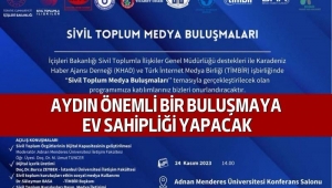 Aydın, ‘Sivil Toplum Medya Buluşmaları’na ev sahipliği yapacak