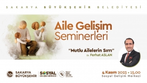 Büyükşehir Aile Gelişim Seminerleri başlıyor