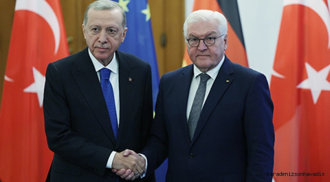 Cumhurbaşkanı Erdoğan, Almanya Cumhurbaşkanı Steinmeier ile görüştü