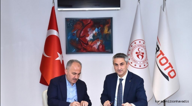 Rize Belediyesi ve Spor Toto, şehirdeki gençlik ve spor yatırımları için protokol imzaladı