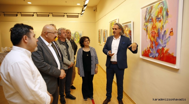  SANKO Sanat Galerisi’nde “Bakışlar” temalı resim sergisi 