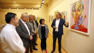  SANKO Sanat Galerisi’nde “Bakışlar” temalı resim sergisi 