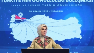 Emine Erdoğan, afet ve insani yardım gönüllüleriyle buluştu