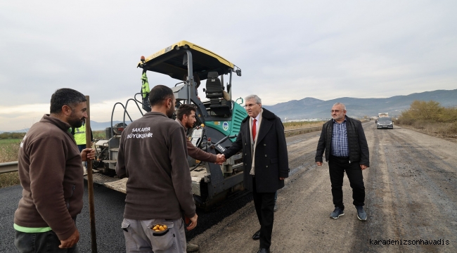 Geyve kırsalında hummalı çalışma: “Ecdadın yaptığı gibi şehri ticaret yollarıyla ağ gibi örüyoruz”