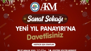 Sanat Sokağı yeni yıl panayırı’na davetlisiniz!