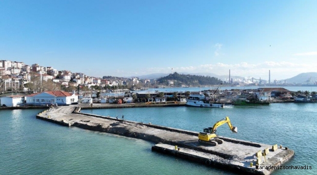 Bozhane Limanı'nda tadilat çalışmaları başladı