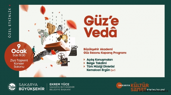 Büyükşehir Akademi’nin güz dönemi kapanış programı 9 Ocak’ta