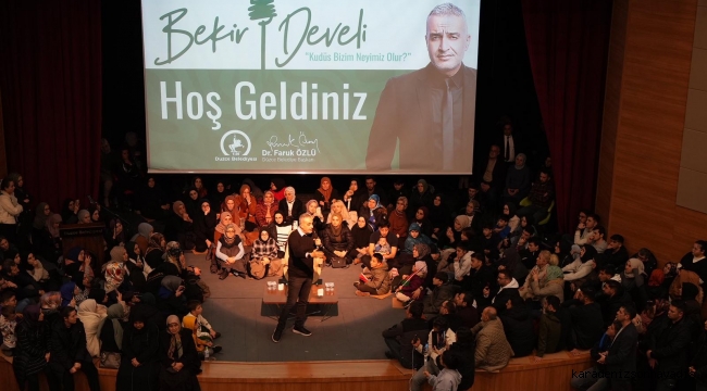 Düzce'de Bekir Develi'ye yoğun ilgi