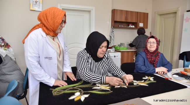 Filografi ve Dikiş Nakış Kursu’na kadınlardan yoğun ilgi 