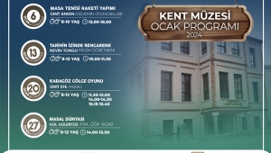 Kdz Ereğli Belediyesi Kent Müzesi ocak ayı etkinlik programı