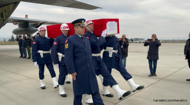 Şehit Uzman Çavuş Samet Aslan'ın cenazesi Amasya'da