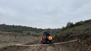 Şehrin ikinci güneş enerji santralinde saha çalışmaları sürüyor